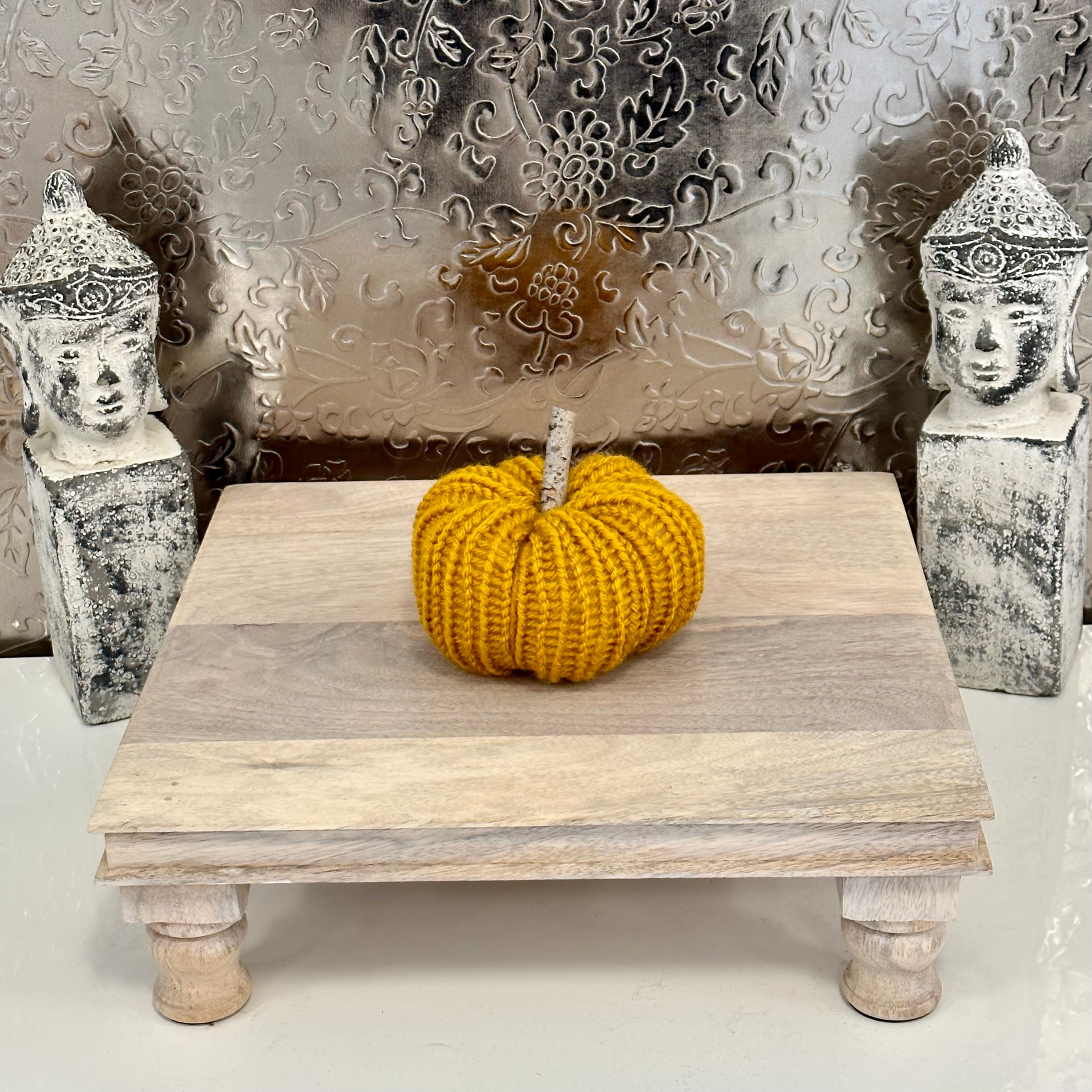 Handmade Knit Pumpkins