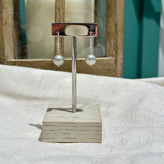 Grey Pearl Earrings