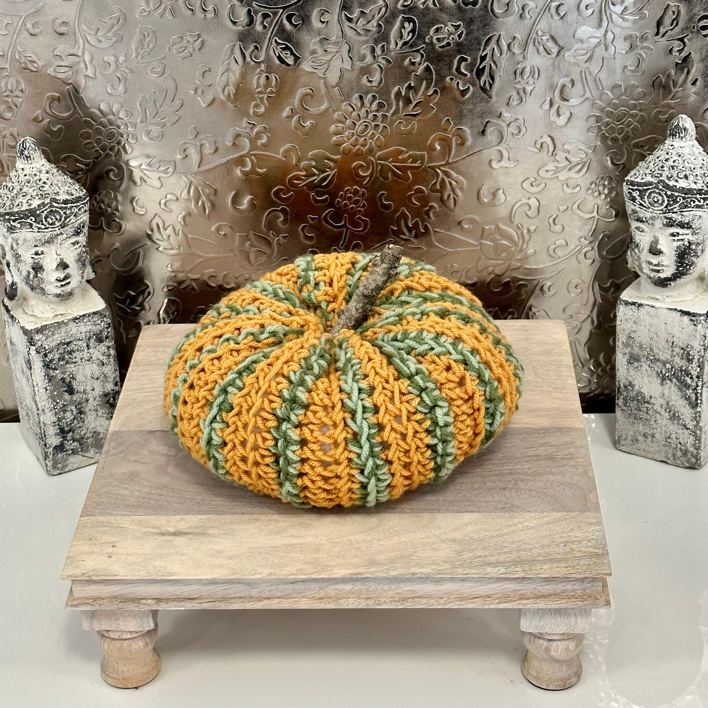 Handmade Knit Pumpkins