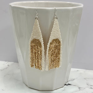 Fringe Seed Bead Earrings