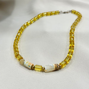 Natural Yellow Citrine Necklace