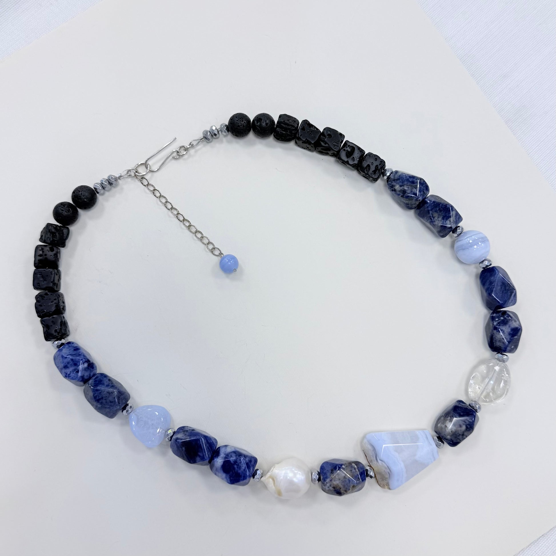 Chunky Gemstones Necklace - Think Stunning