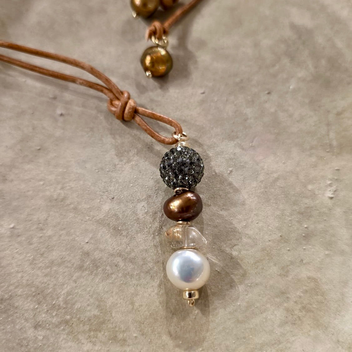 Adjustable Leather Necklace