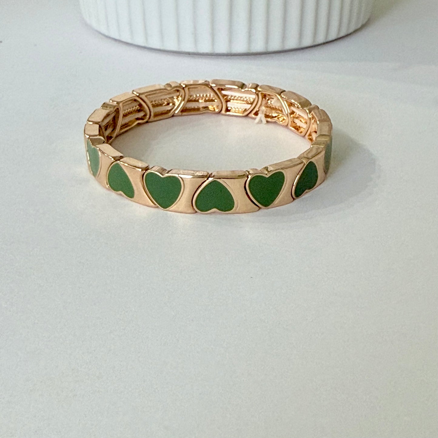 Enamel Stretchy Bracelet
