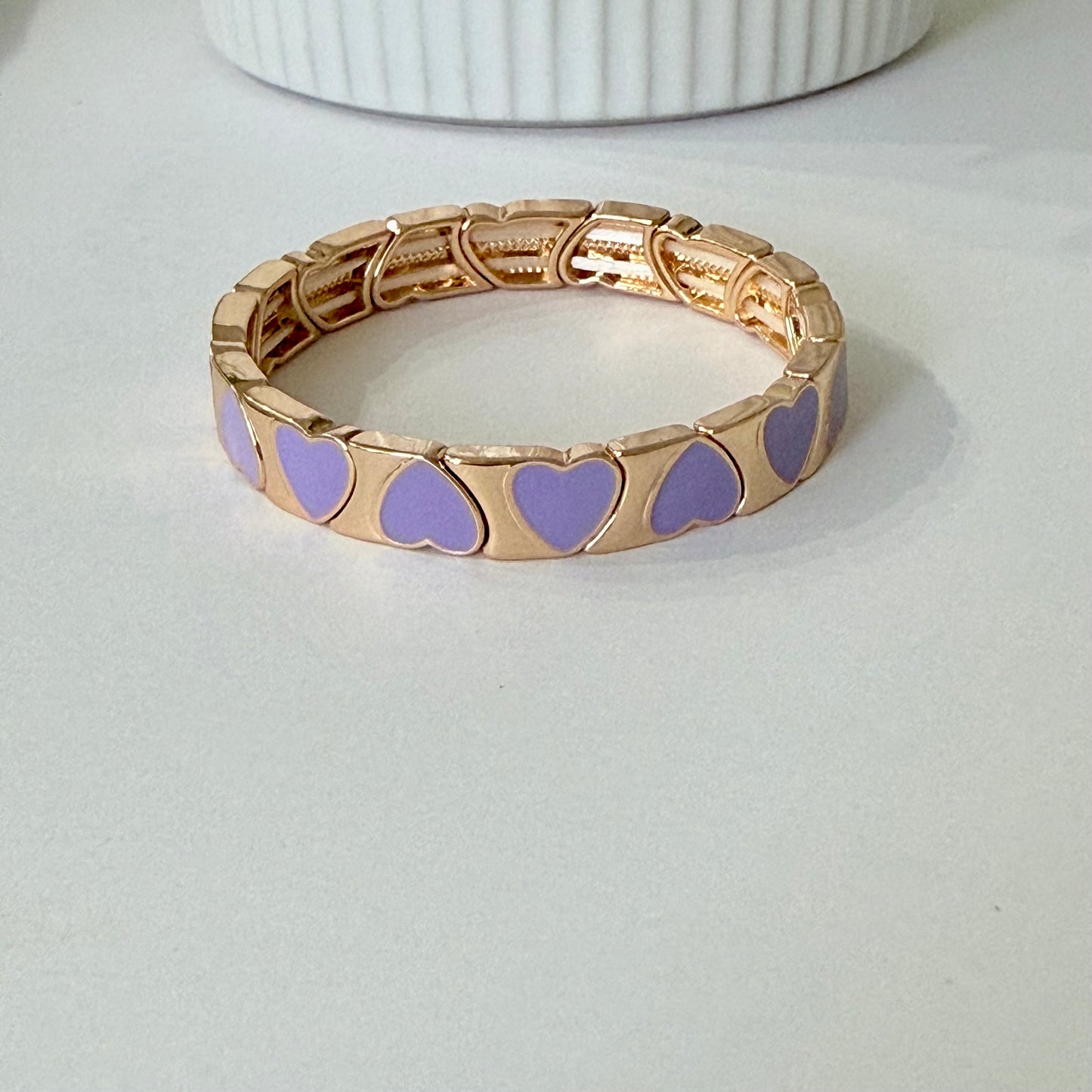 Enamel Stretchy Bracelet