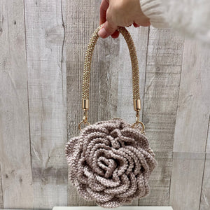 Crocheted Rose Bag