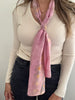 Handcrafted Botanical Silk Scarf