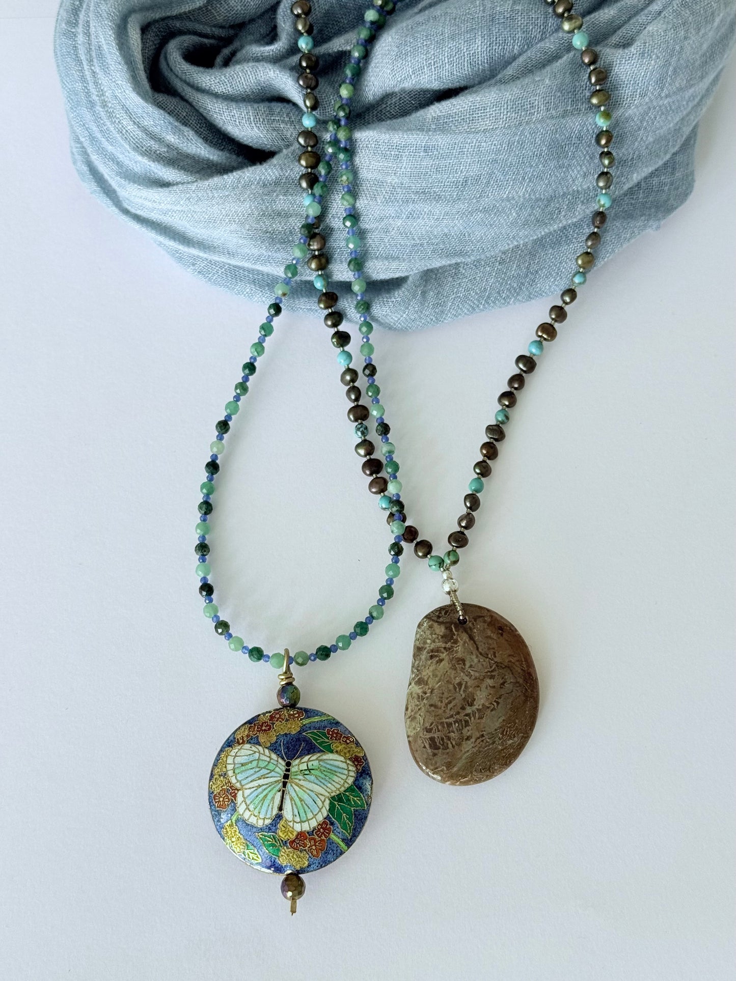 Earth & Sky Jasper Pendant Necklace