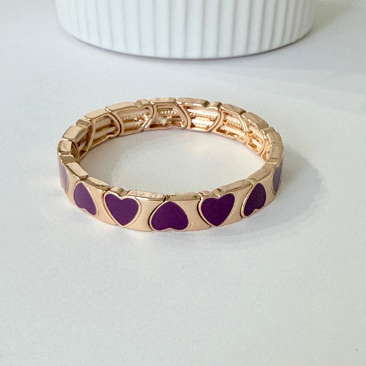 Enamel Stretchy Bracelet