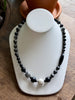 The Noir Agate & Onyx Hand Knotted Necklace