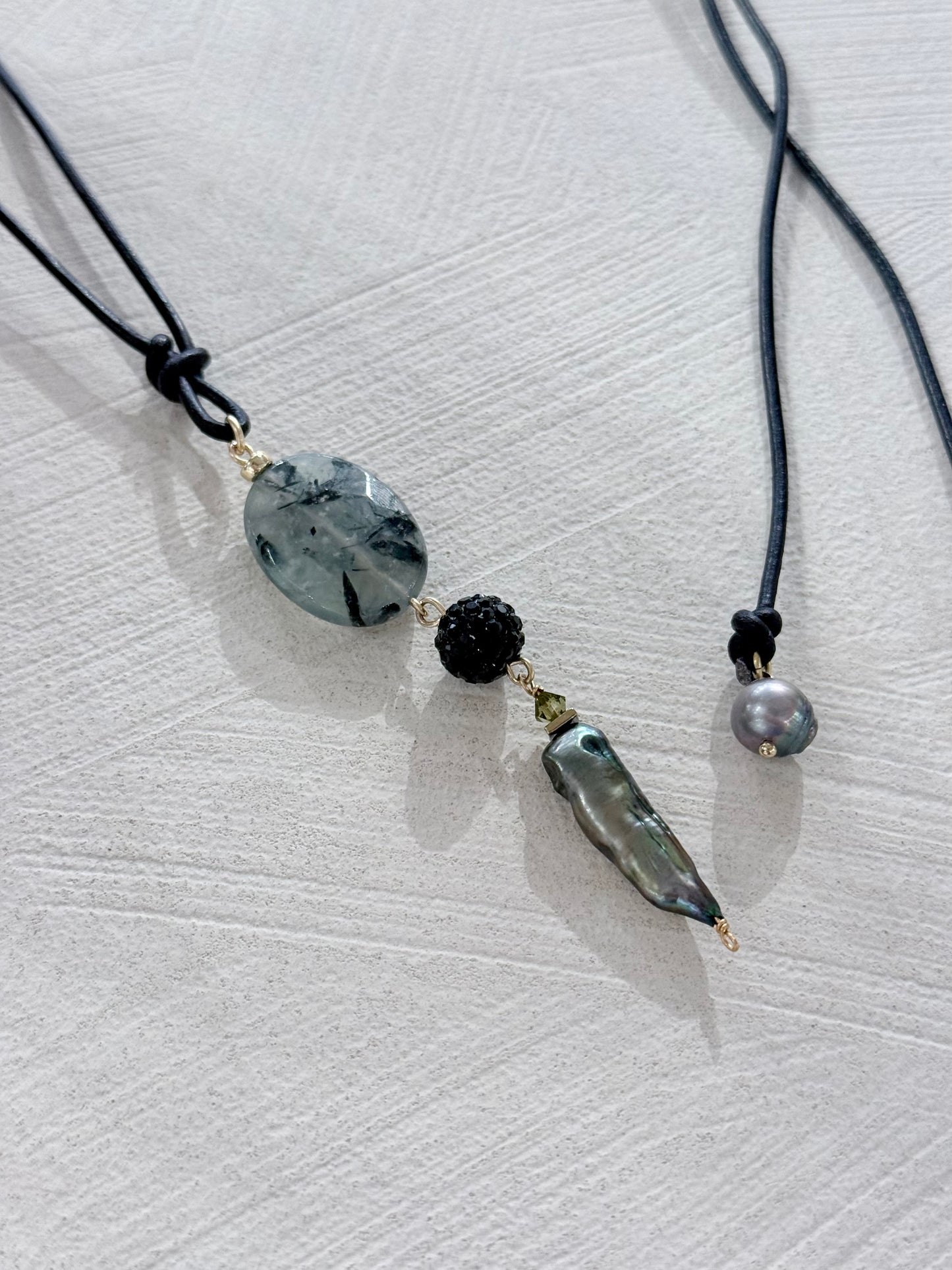 Adjustable Leather Necklace