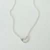 Sterling Silver Heart Necklace - Think Stunning