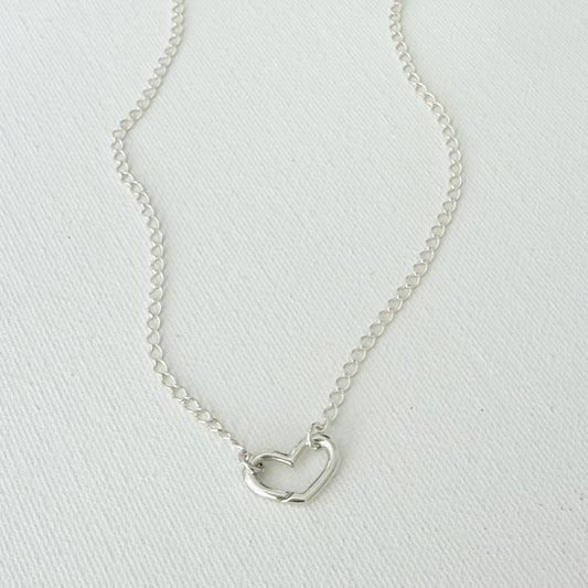 Sterling Silver Heart Necklace