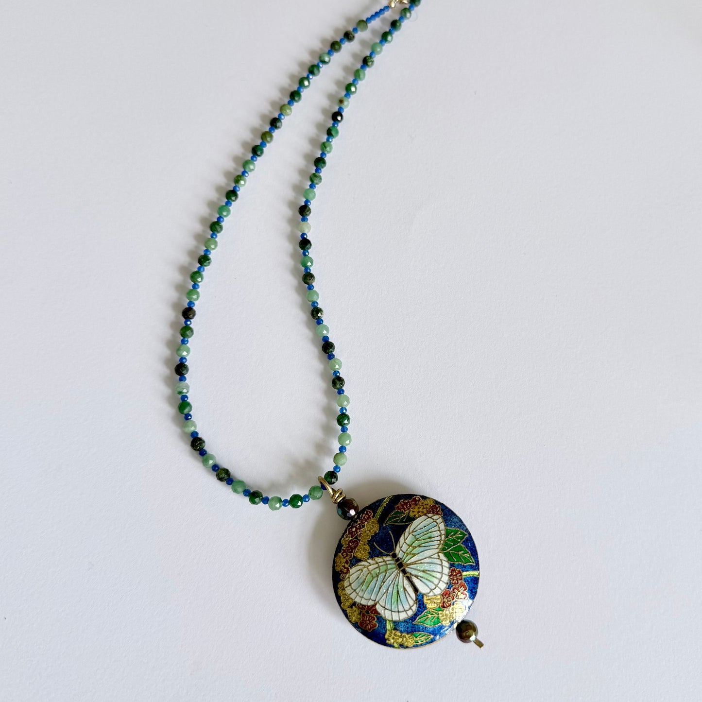 Butterfly Garden Pendant Necklace