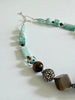 Turquoise & Tiger Eye Statement Necklace