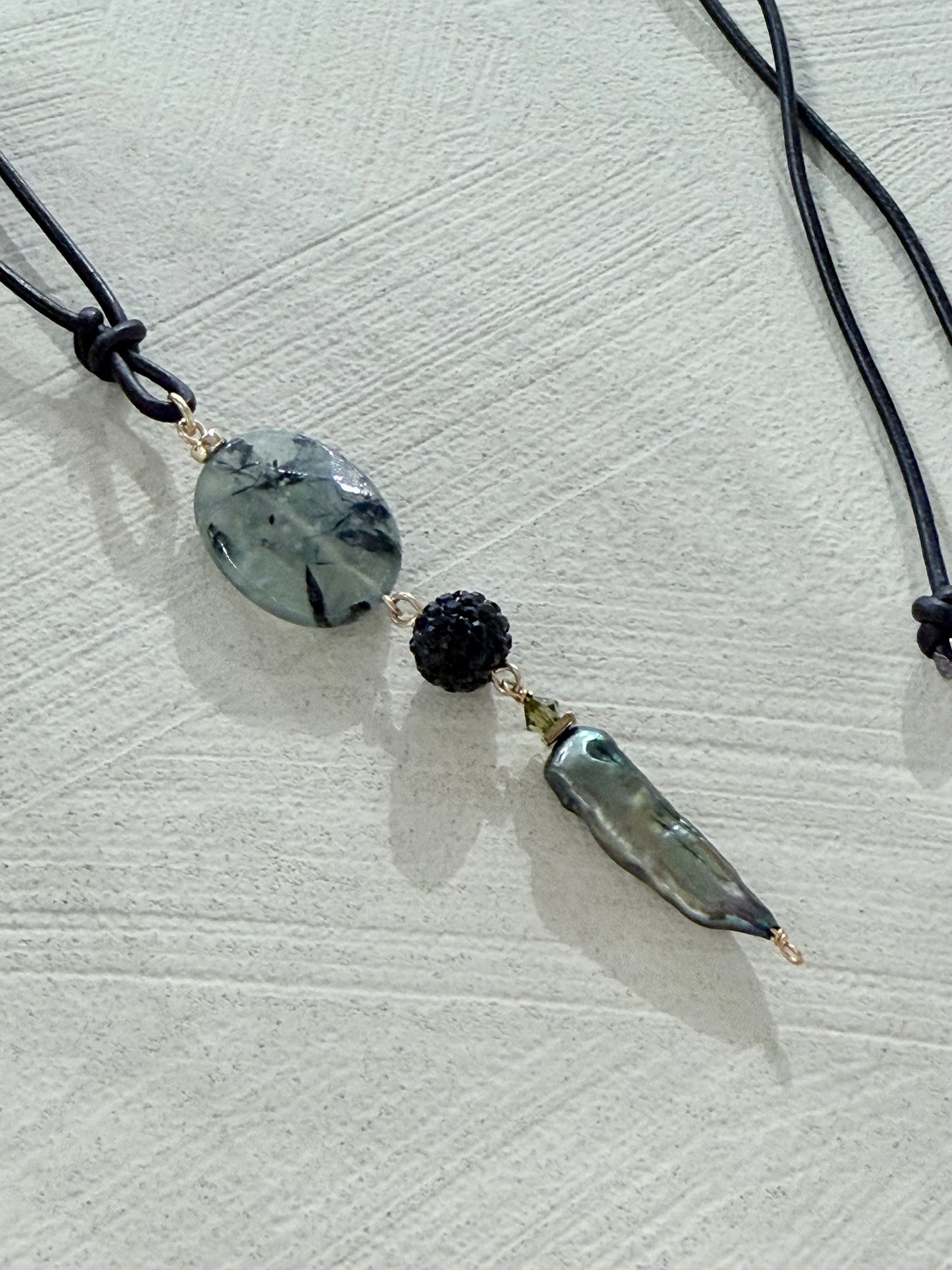 Adjustable Leather Necklace