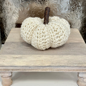 Handmade Knit Pumpkins