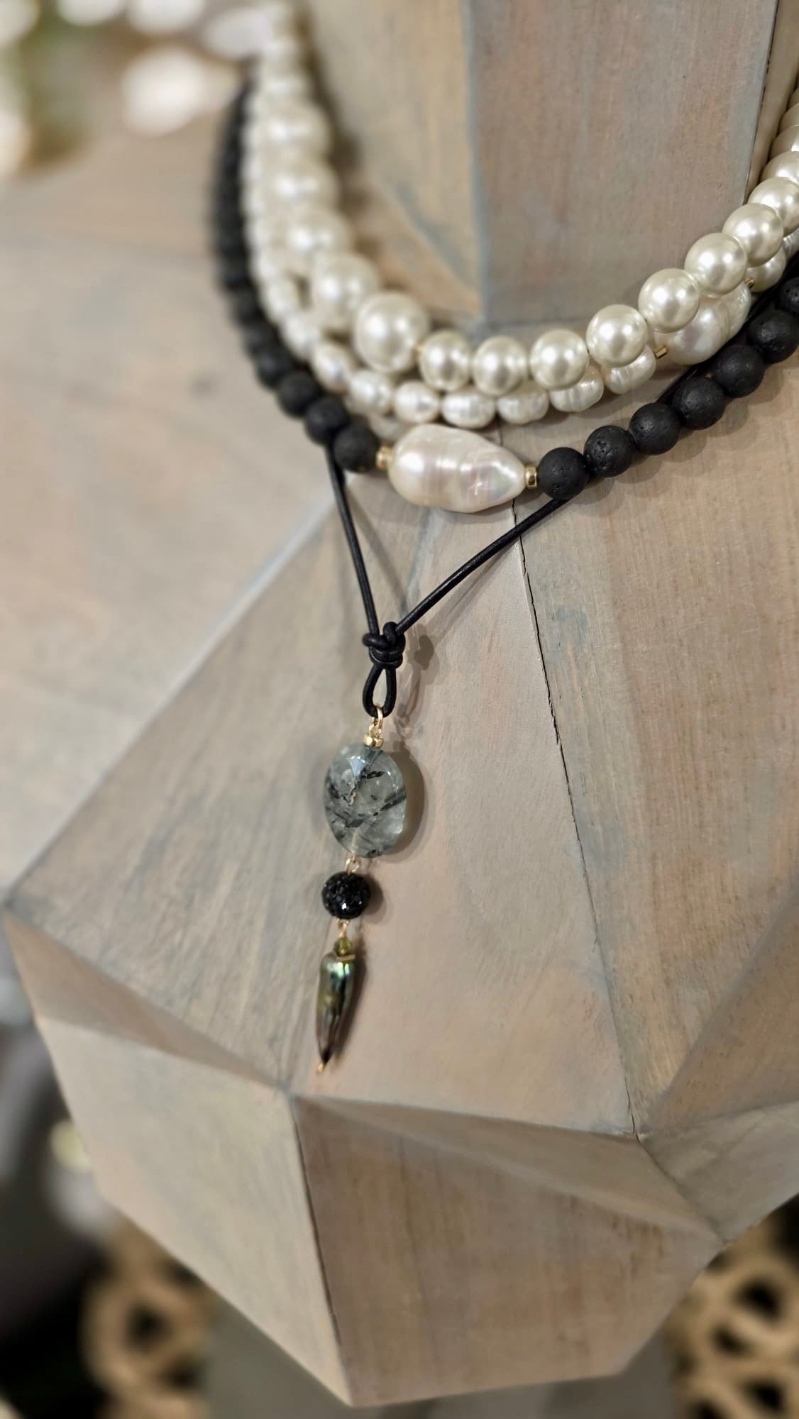 Adjustable Leather Necklace