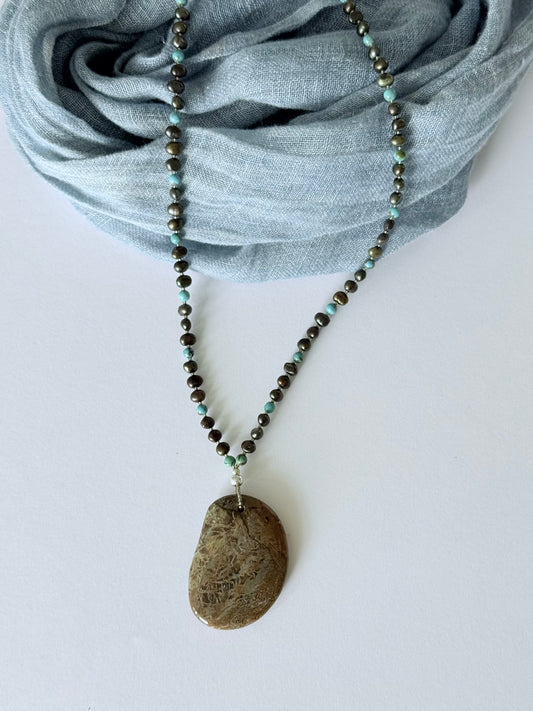 Earth & Sky Jasper Pendant Necklace