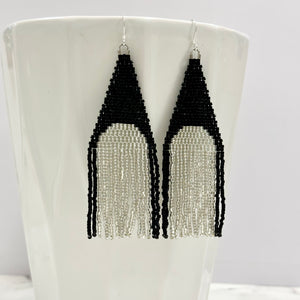 Fringe Seed Bead Earrings