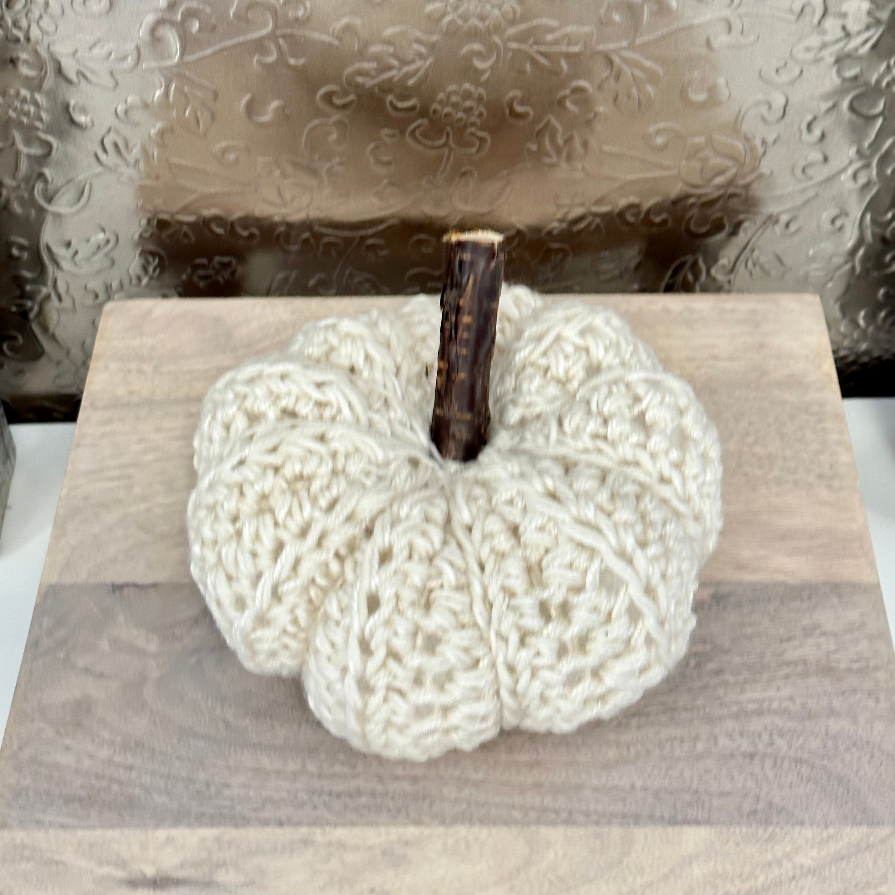 Handmade Knit Pumpkins