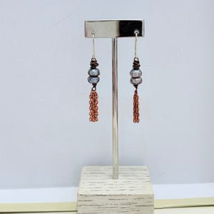 Teardrop Copper Earrings