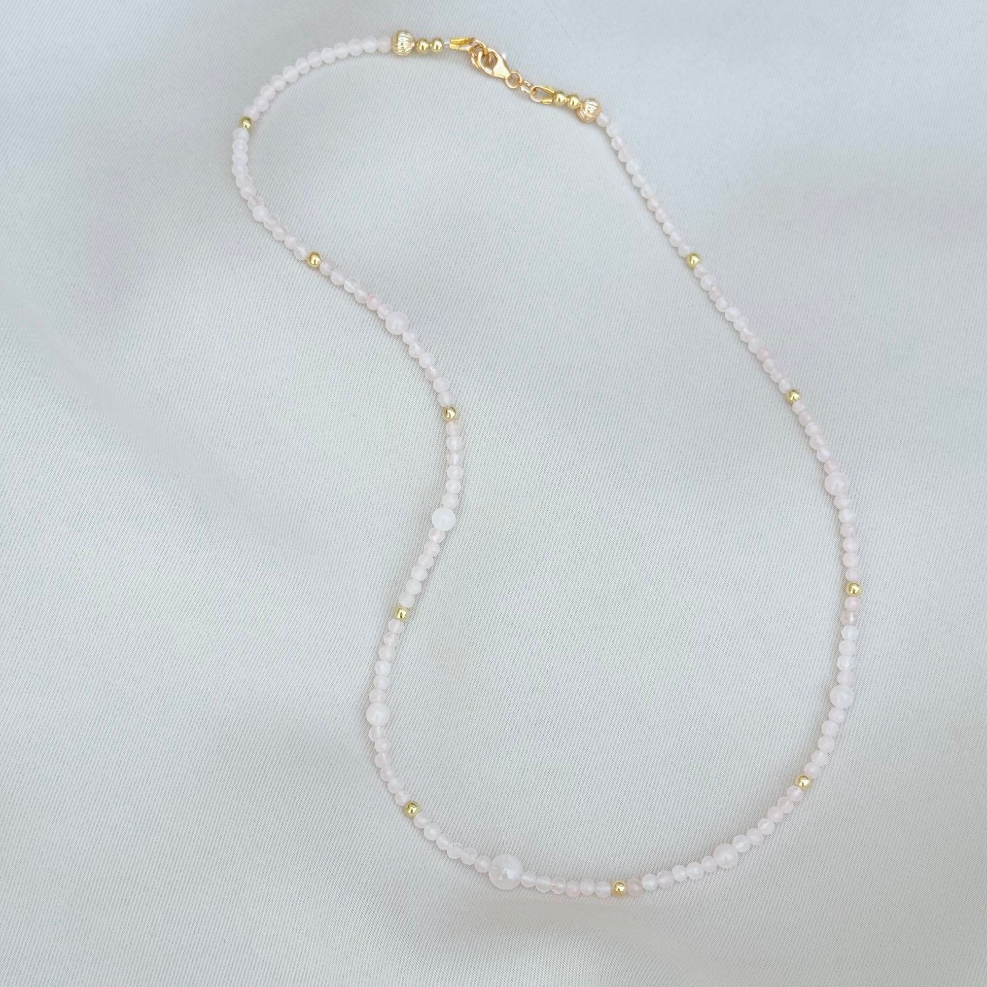 Rose Quartz Necklace - Think Stunning