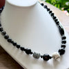 The Noir Agate & Onyx Hand Knotted Necklace