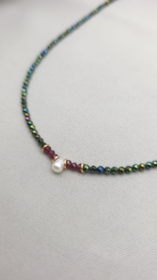 Natural Gemstones Necklace
