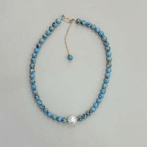 Blue Shell Necklace
