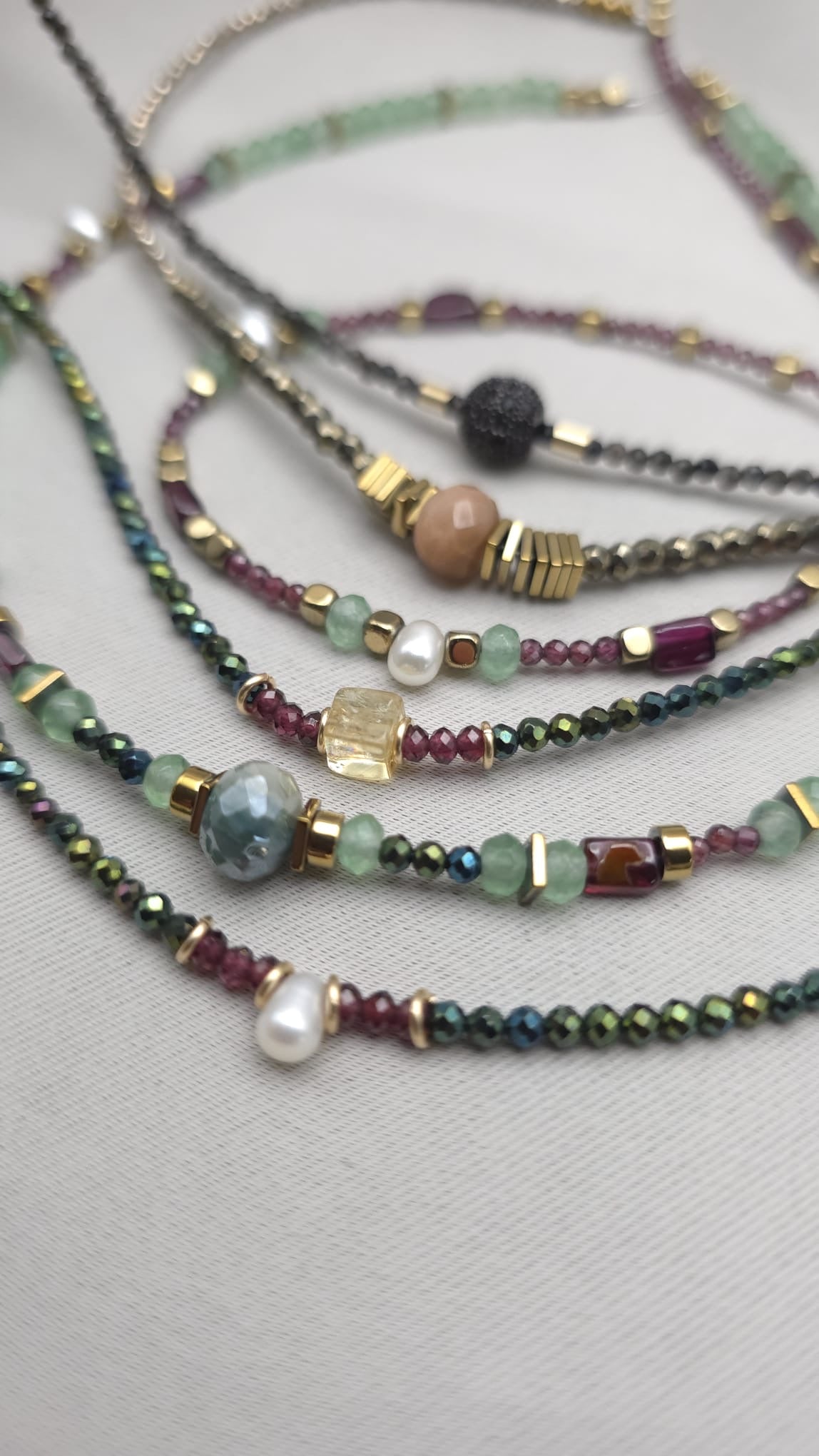 Natural Gemstones Necklace