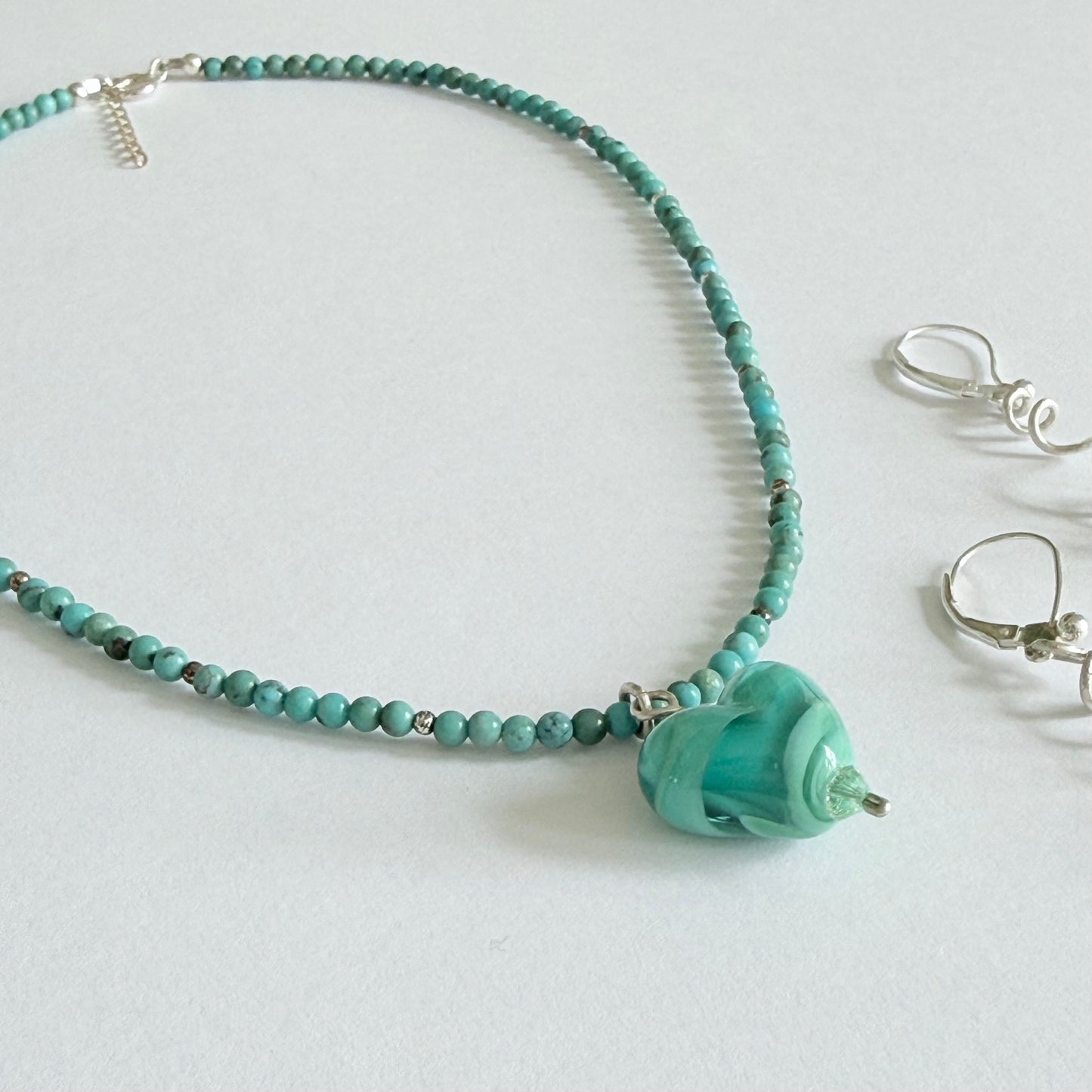 Sea Glass Heart Necklace