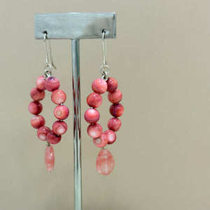 Coral Shell Earrings