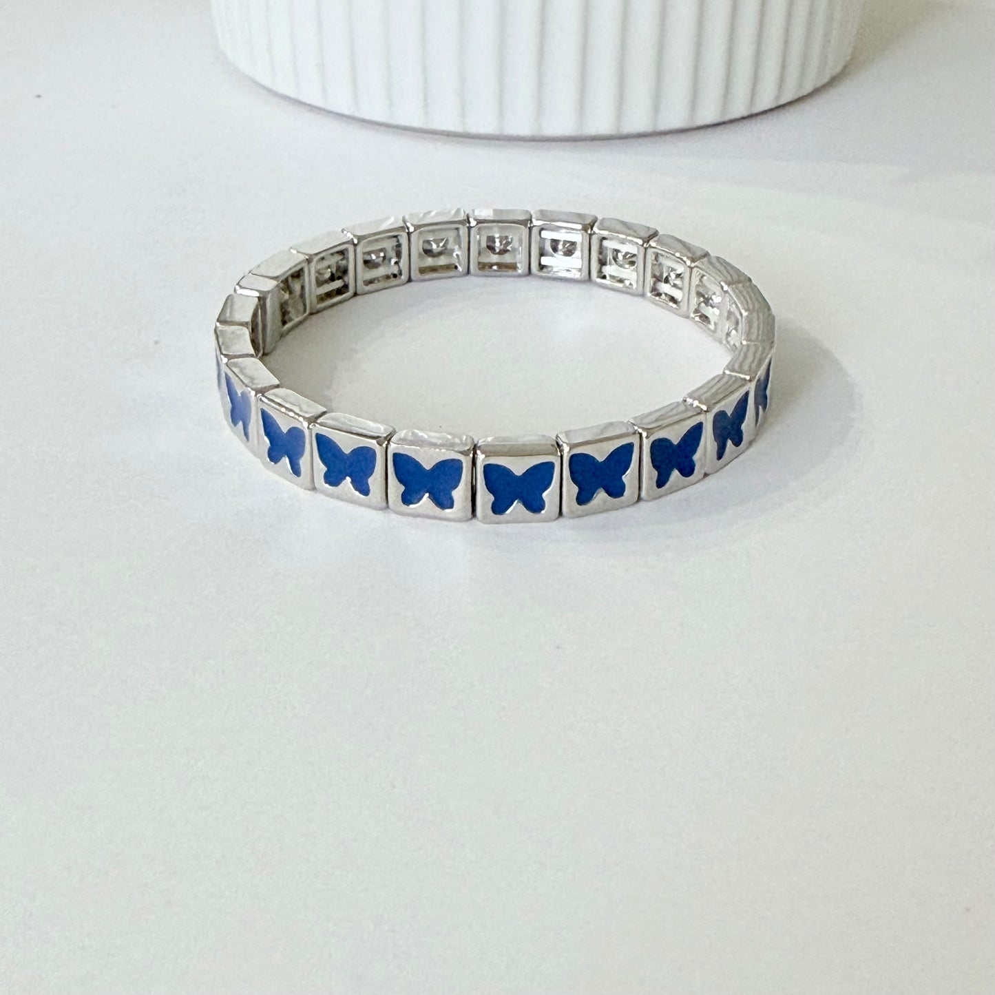 Enamel Stretchy Bracelet