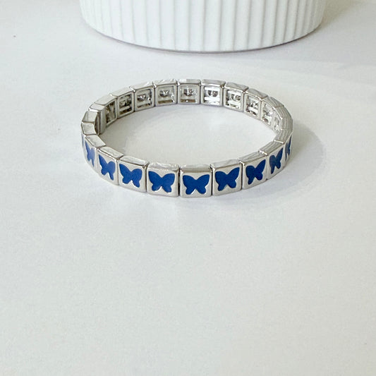 Enamel Stretchy Bracelet