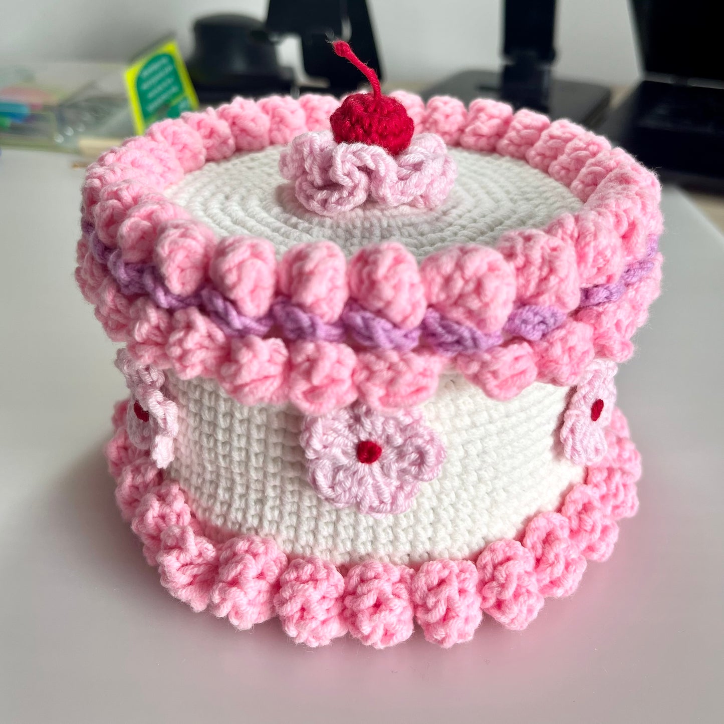 Crochet Birthday Cake