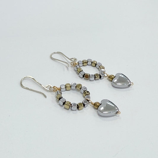 Hematite Earrings - Think Stunning