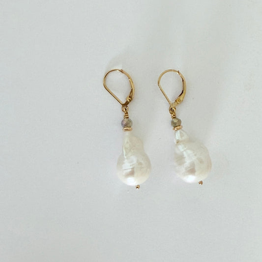Mother of Pearl Earrings - Think Stunning