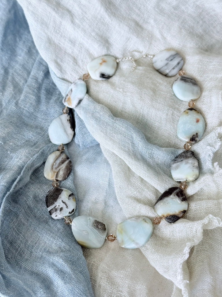 Amazonite Serenity Statement Necklace