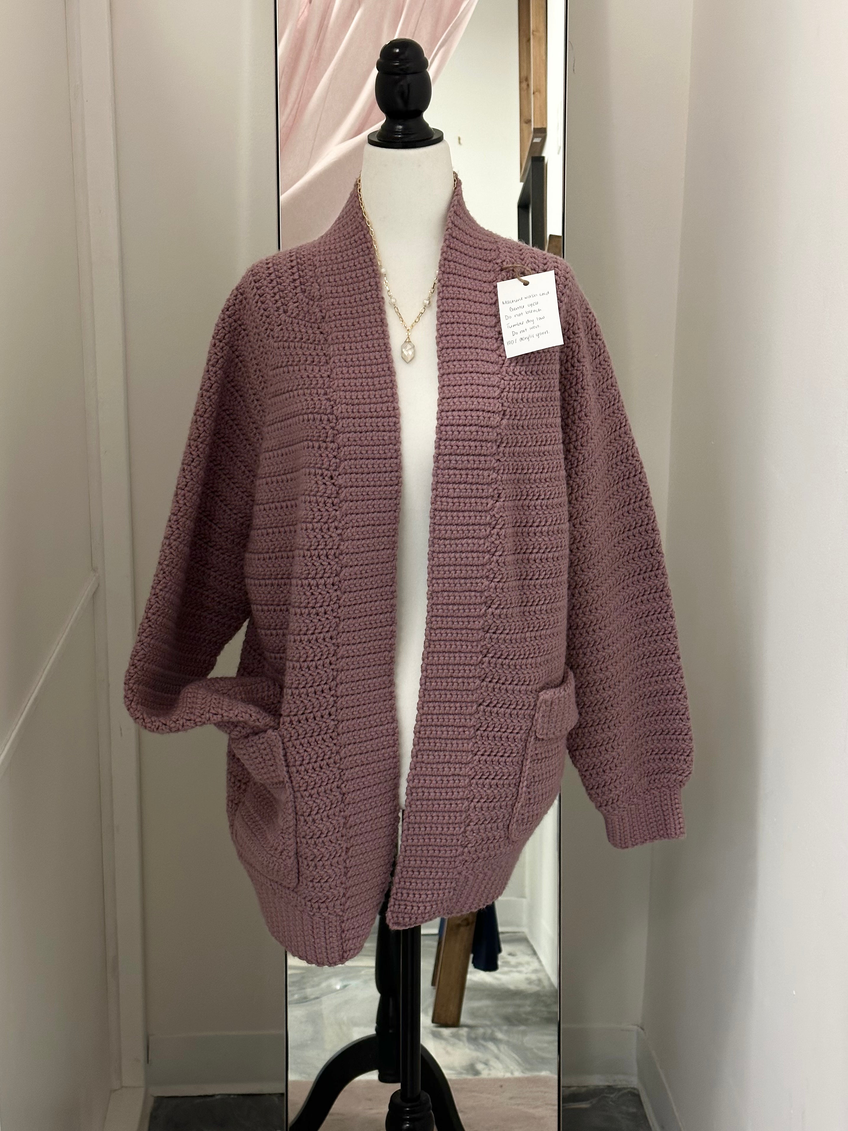 Hand-Crochet Women Cardigan