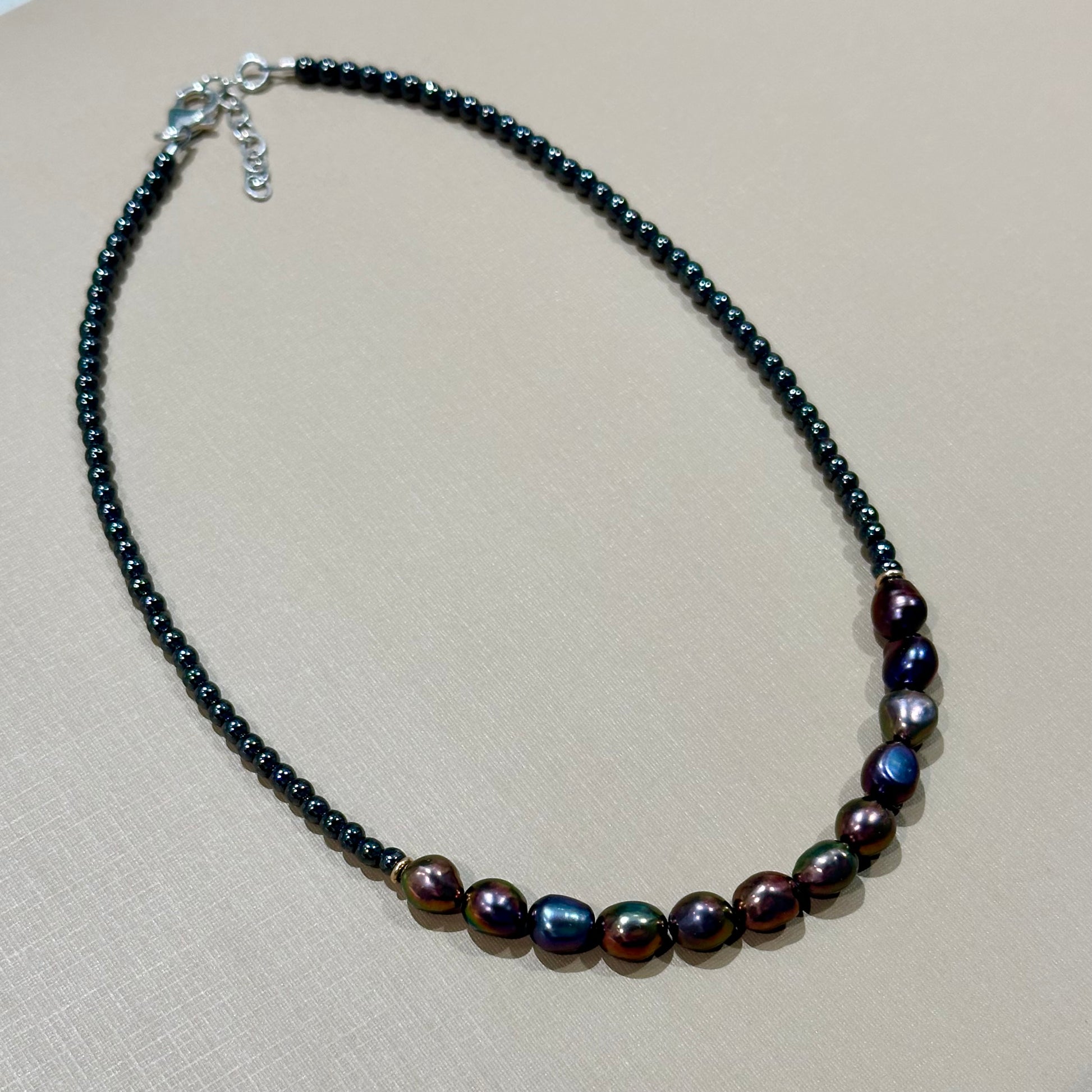 Peacock Pearl Necklace - Think Stunning