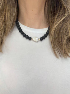 Black Volcanic Necklace