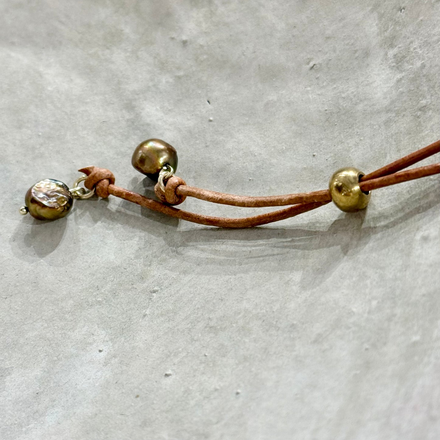 Adjustable Leather Necklace
