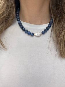 Blue Dumortierite Necklace