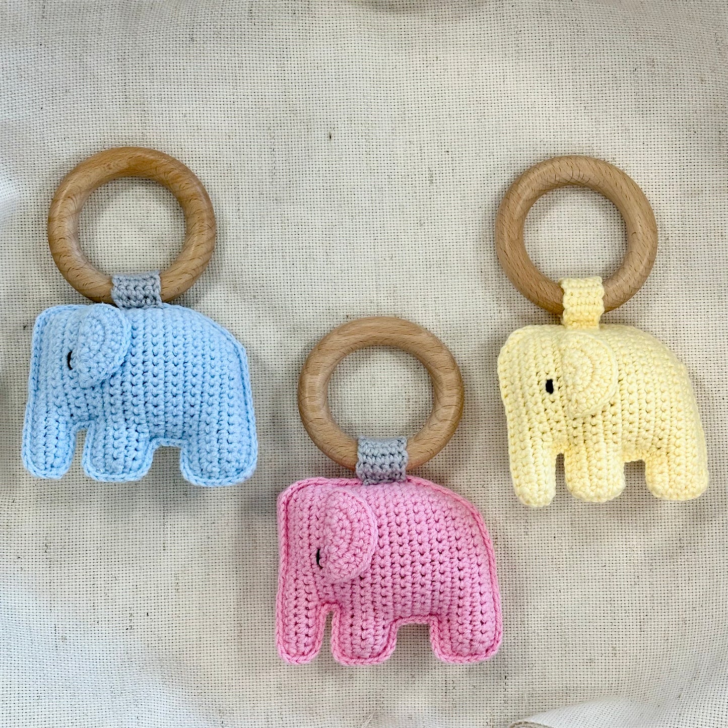 Hand Crochet Baby Rattle
