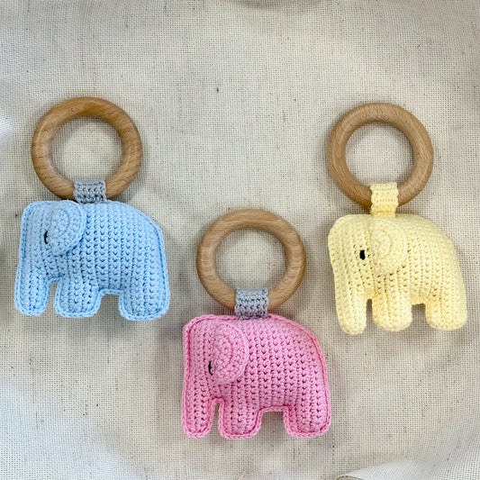 Hand Crochet Baby Rattle