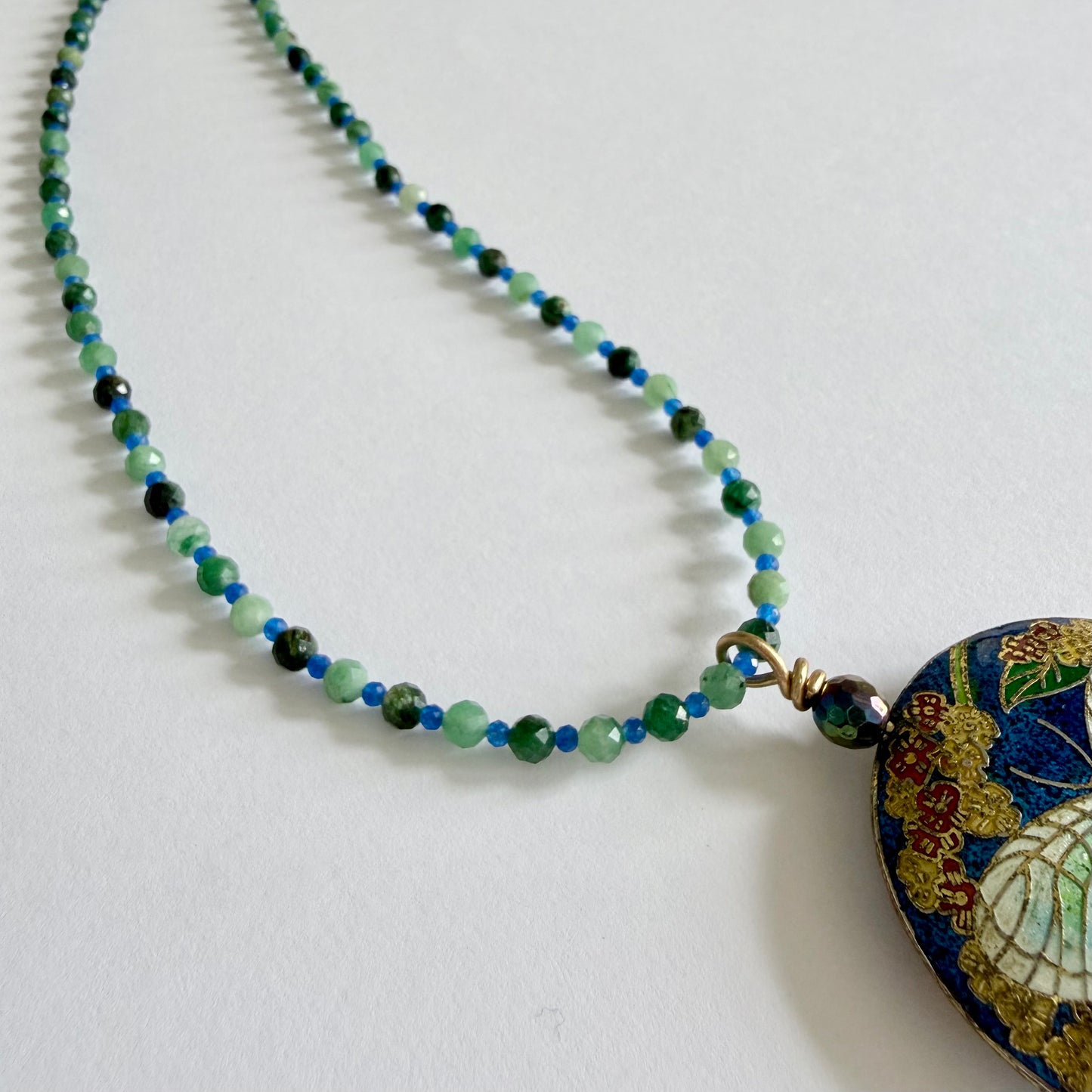 Butterfly Garden Pendant Necklace
