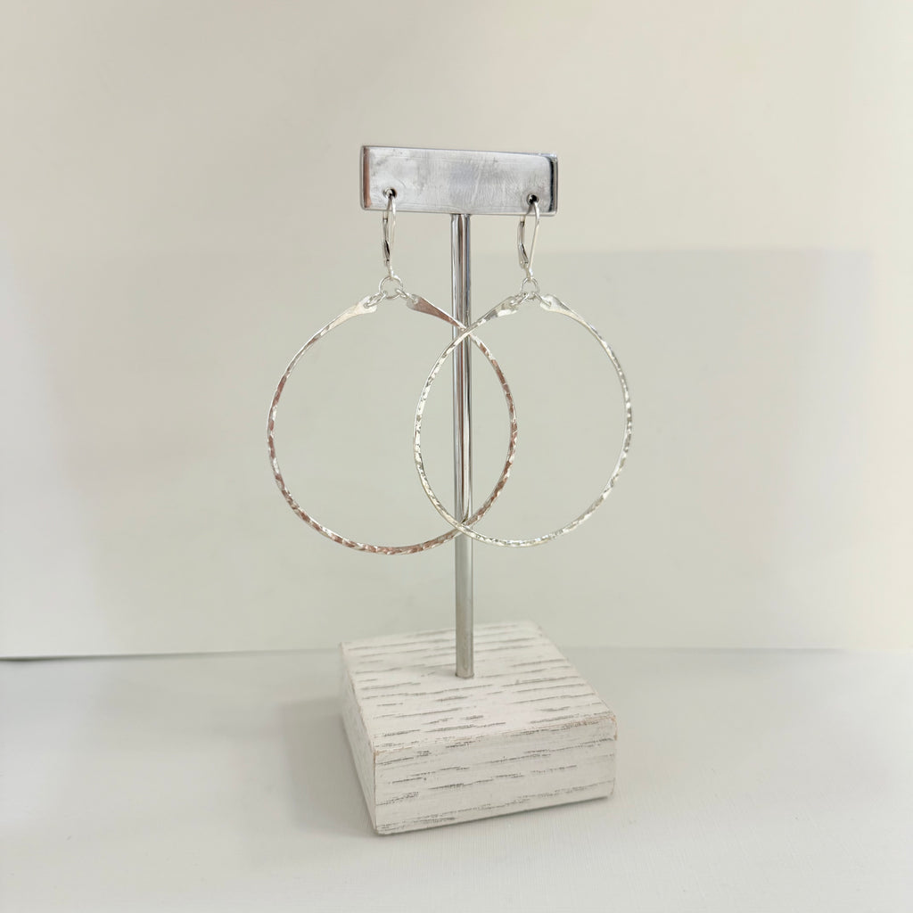 Silver Hoops