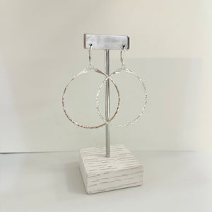 Silver Hoops