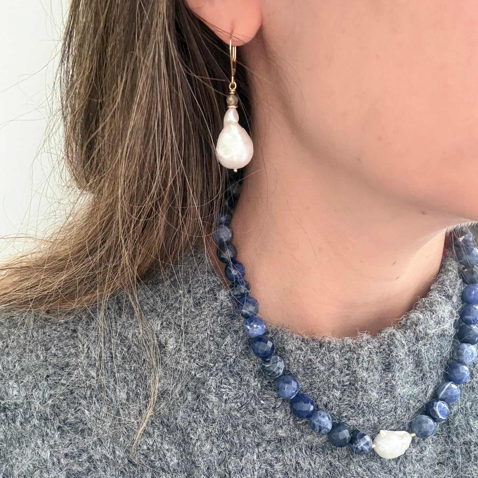 Mother of Pearl Earrings - Think Stunning